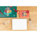 Frida Kahlo, Carnet d'artiste reliure intégrale A5 paysage, 30 feuilles de papier dessin blanc multitechniques 180g/ Pce
