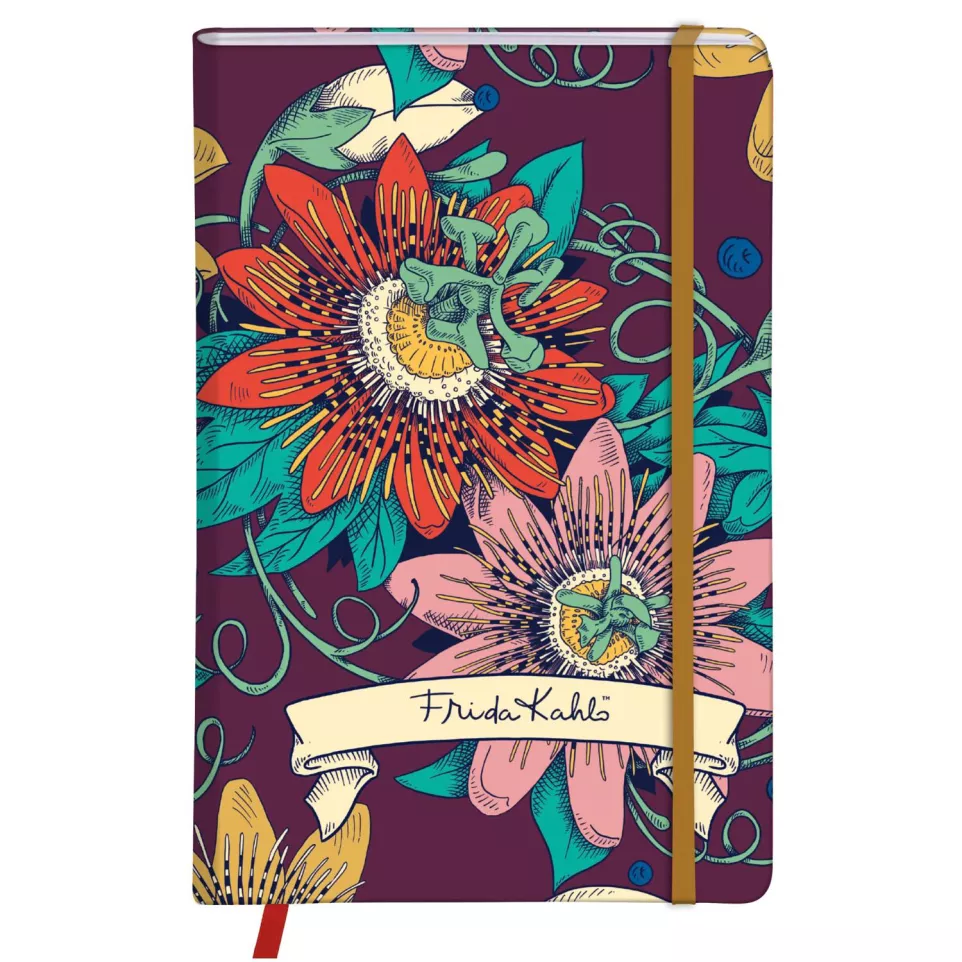 F Kahlo hardcover no-tabk A6 80bl uni...