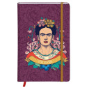 Frida Kahlo Hardcover Notebook A6 Plain/ Pc.