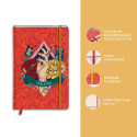 Frida Kahlo, Carnet rembordé rigide A6 10,5x14,8 cm, 160 pages, uni, marque page, fermeture élastique, ass./ Pce