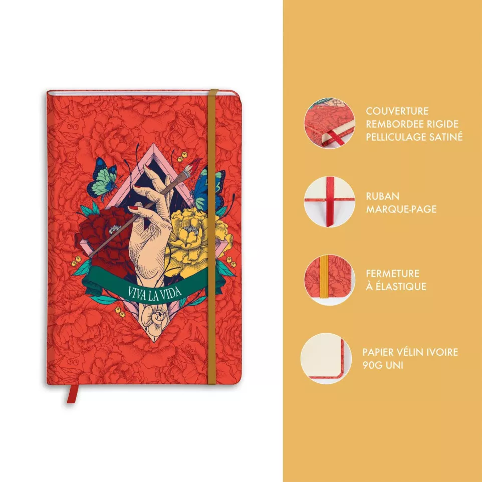 Frida Kahlo, Carnet rembordé rigide...