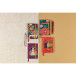 Frida Kahlo, Carnet rembordé rigide A6 10,5x14,8 cm, 160 pages, uni, marque page, fermeture élastique, ass./ Pce