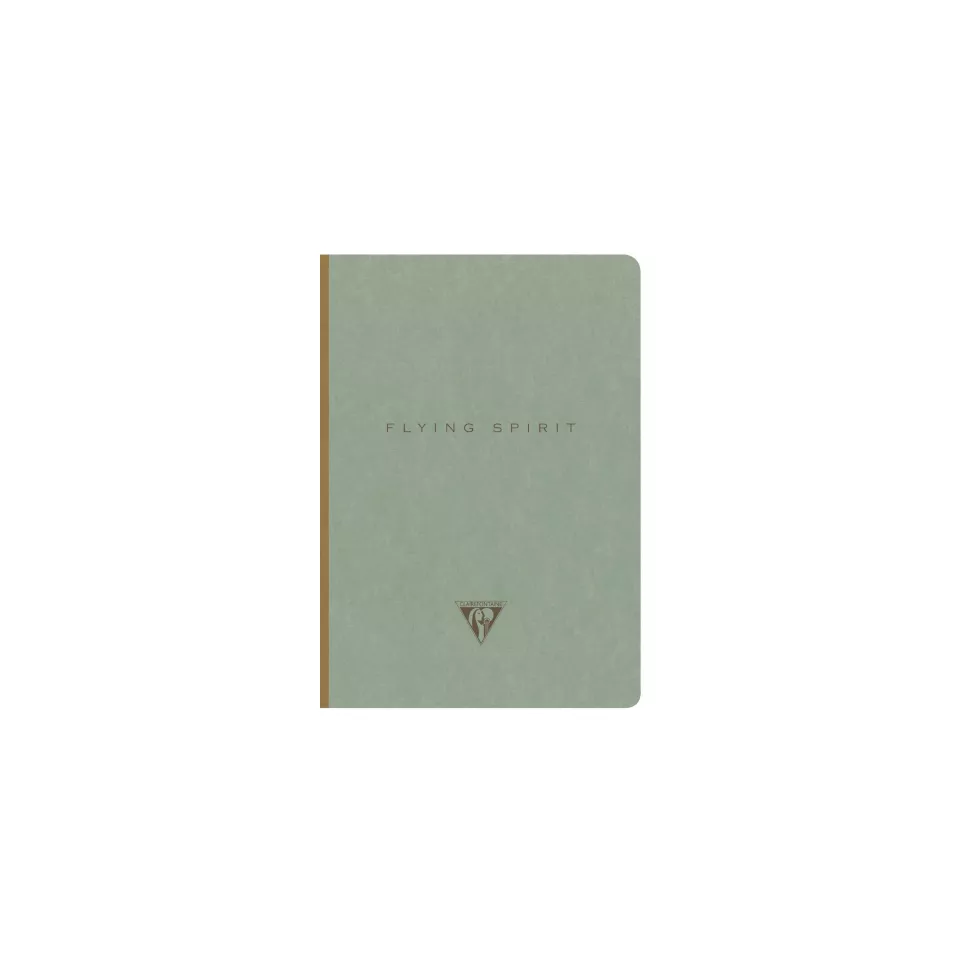 FS Groen schrift lin-nen rug A5 96bl...