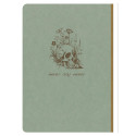 FS Groen schrift lin-nen rug A5 96bl L as/ St.
