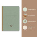 Flying Spirit carnet brochure cousue A5 192 pages ligné motifs assortis papier ivoire 90g/ Pce