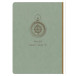 FS Groen schrift lin-nen rug A5 96bl L as/ St.