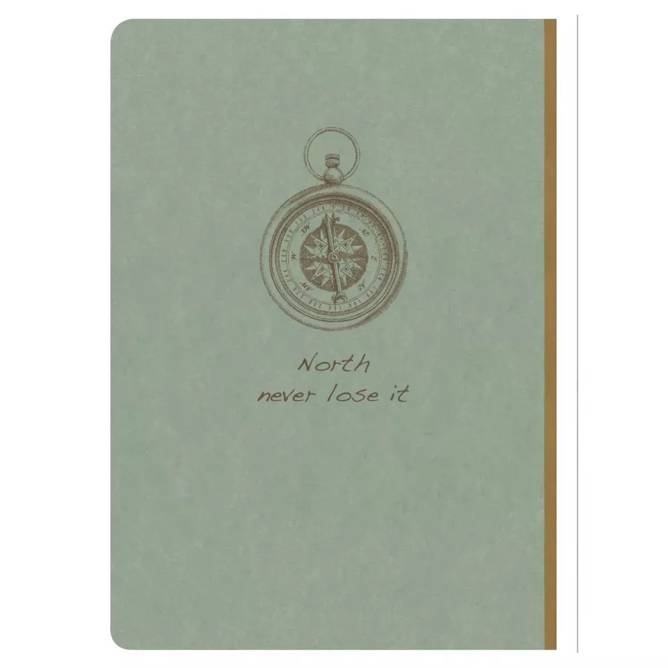 FS Groen schrift lin-nen rug A5 96bl...
