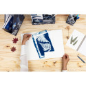 Cyanotype, Chemise à- élastique 24x32 cm/ Pce