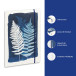 Cyanotype, Chemise à- élastique 24x32 cm/ Pce