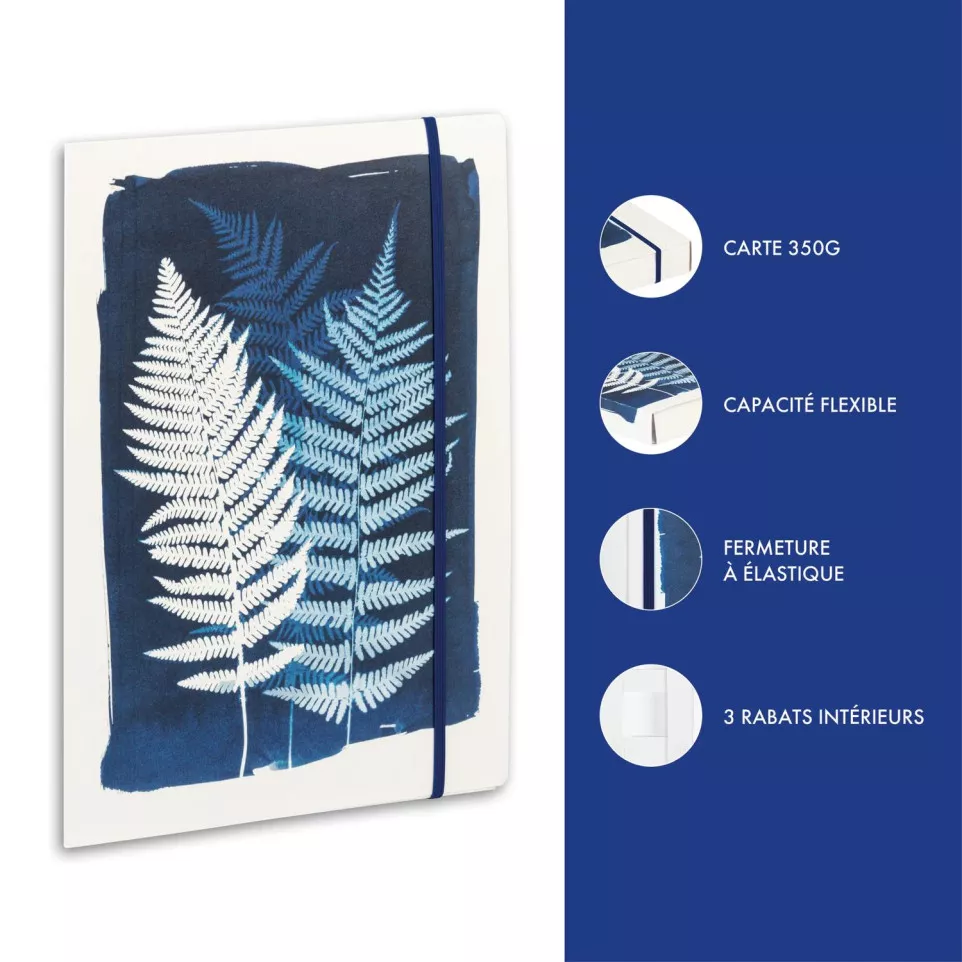 Cyanotype, Chemise à- élastique 24x32...