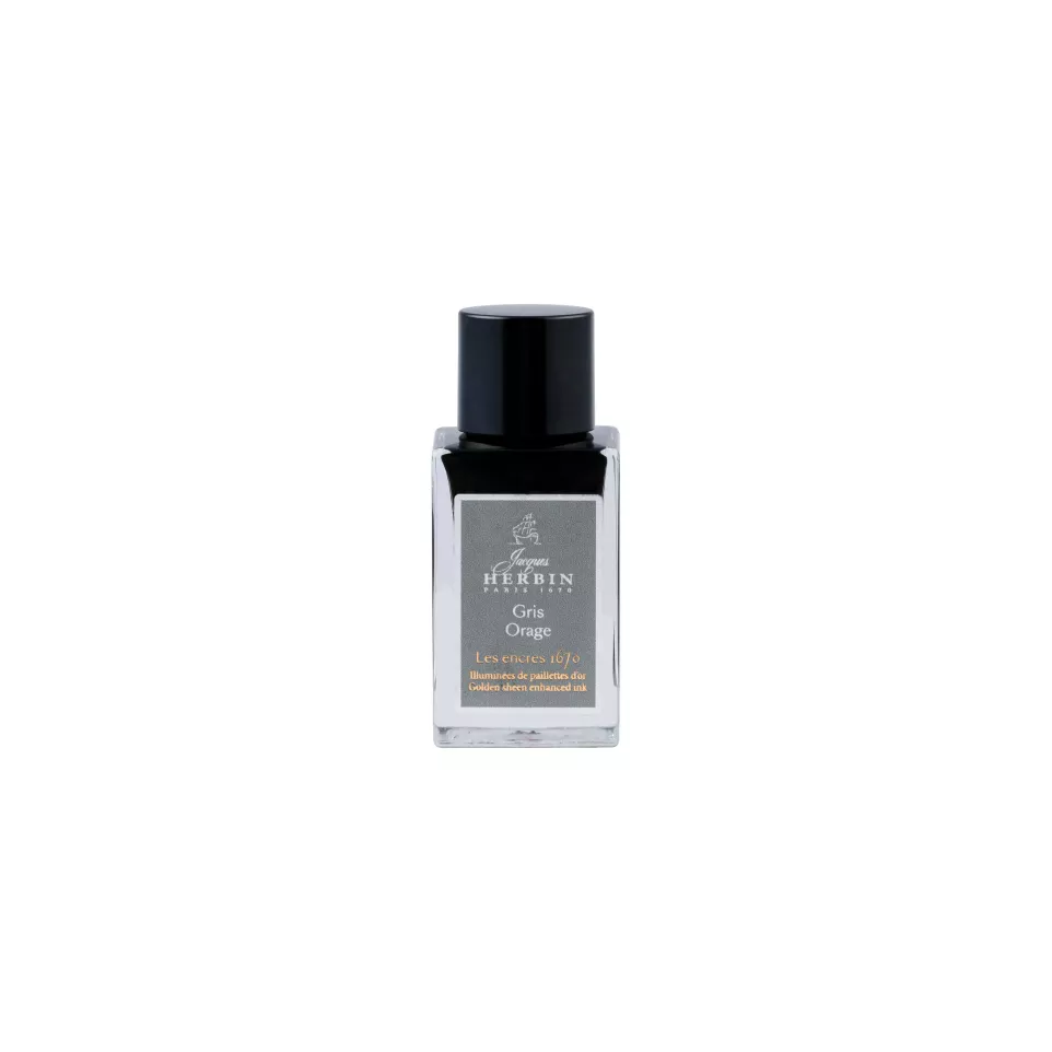 Encre 1670 à paillettes dorées 15ml/ Pce