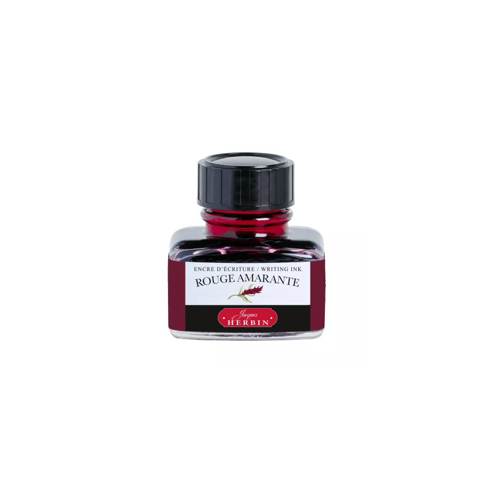 Schrijfinkt - Amarant rood - fles D-...