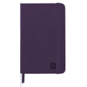 Rhodia Webplanner2026 agenda rembordé rigide 10x15 cm grille verticaIe, 160 pages papier ivoire 90 g avec élastique AUBERGINE/ P