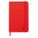 Rhodia Webplanner2026 agenda rembordé rigide 10x15 cm grille verticaIe, 160 pages papier ivoire 90 g avec élastique COQUELICOT/ 