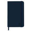 Rhodia Webplanner2026 agenda rembordé rigide 10x15 cm grille verticaIe, 160 pages papier ivoire 90 g avec élastique BLEU NUIT/ P
