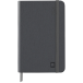 Rhodia Webplanner2026 agenda rembordé rigide 10x15 cm grille verticaIe, 160 pages papier ivoire 90 g avec élastique TITANE/ Pce