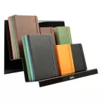 Large BLACK plexigla-ss stepped display/ Pc.