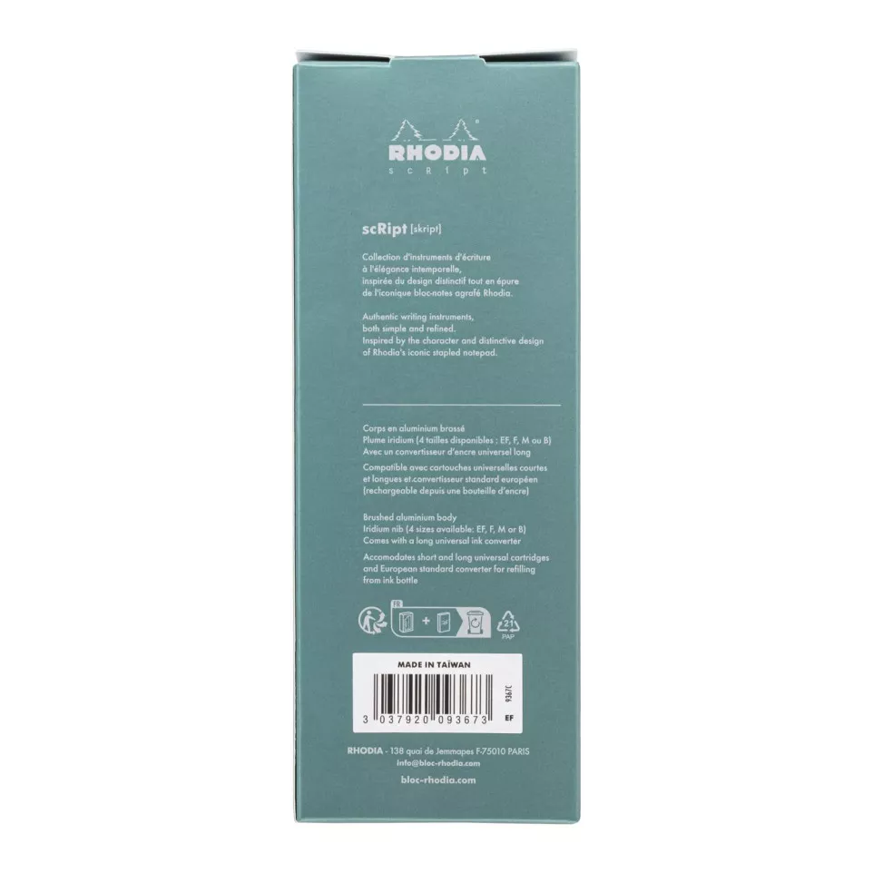 Rhodia scRipt stylo à plume EF SAUGE/...