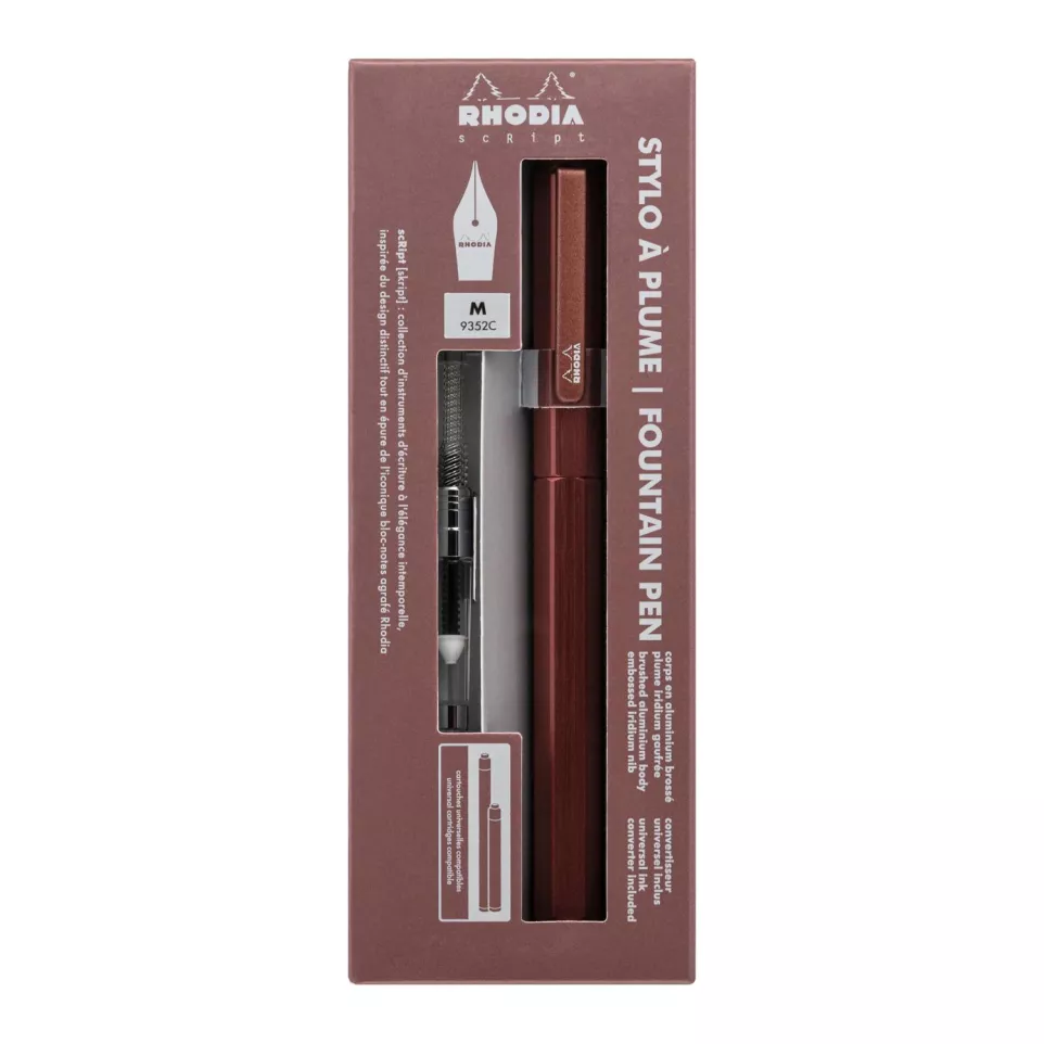 Rhodia scRipt stylo à plume M MARRON/...