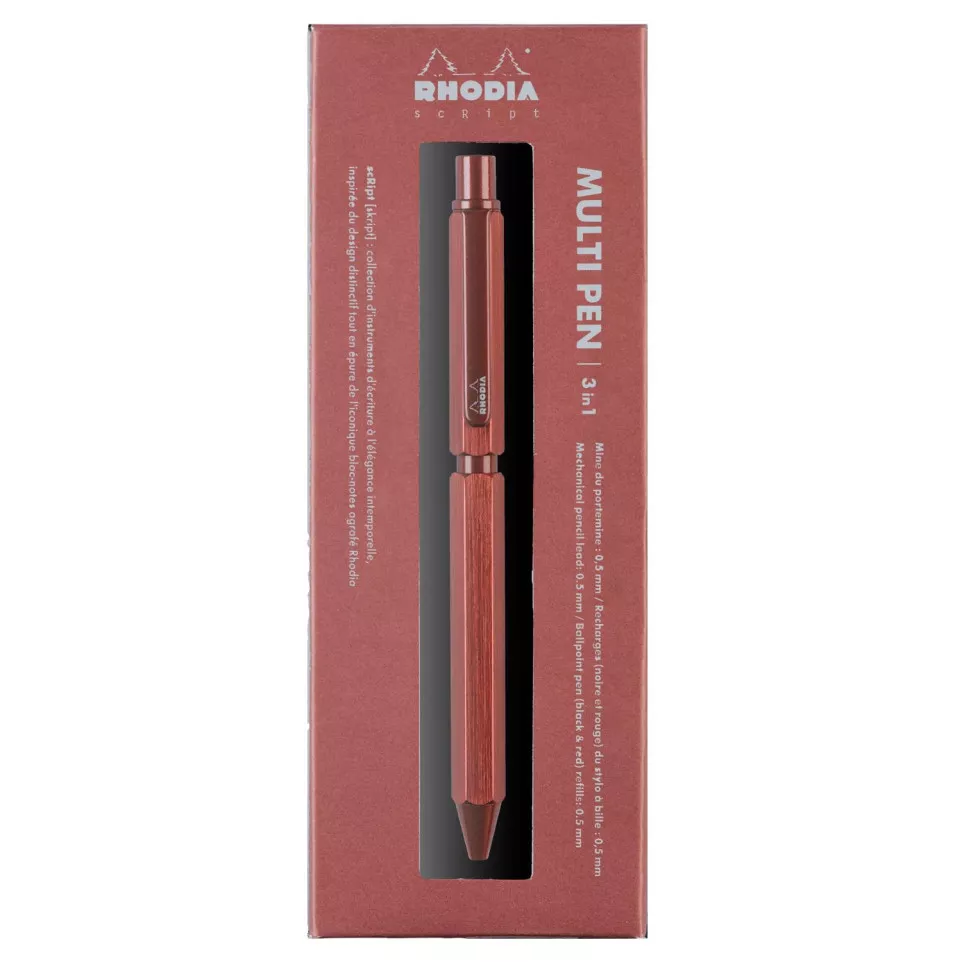 Rhodia scRipt Multi Pen MARRON/ Pce
