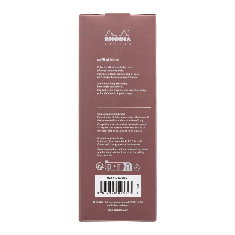 Rhodia Script Fountain Pen Nib B/ Pc.
