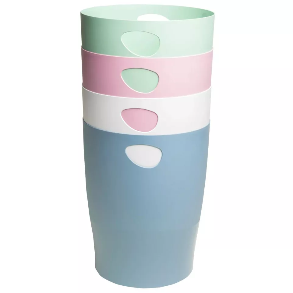 Ecobin Papiermand Autentik Roze-/ St.