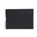 Kit Scrapbooking Album 70 pages noires : Stickers & Pochoirs/ Pce