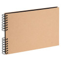 Kit Scrapbooking Album 70 pages noires : Stickers & Pochoirs/ Pce