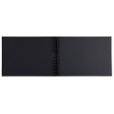 Kit Scrapbooking Album 70 pages noires : Stickers & Pochoirs/ Pce