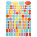 Kit Scrapbooking Album 70 pages noires : Stickers & Pochoirs/ Pce