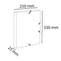Boîte de classement dos 25mm carte recyclée 600g/m2 Autentik/ Pce