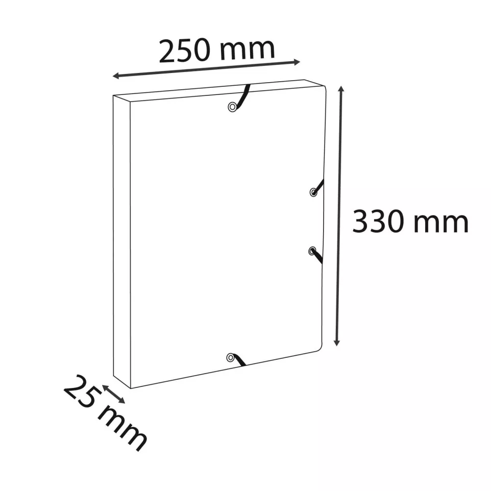Boîte de classement dos 25mm carte...