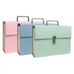 Exacompta Autentik Expanding File with Handle, 18 Compartments, Recycled/ Pc.