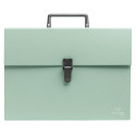 Exacompta Autentik Expanding File with Handle, 18 Compartments, Recycled/ Pc.