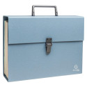 Exacompta Autentik Expanding File with Handle, 18 Compartments, Recycled/ Pc.