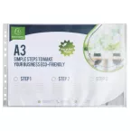 P10 geperfor.tassen-Gerecycled PP 90µ A3/ St.