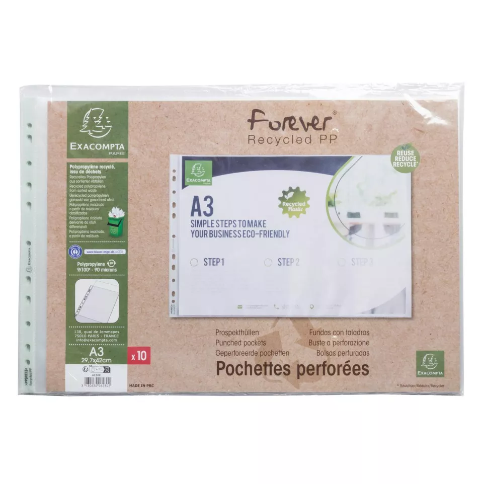 Exacompta Forever Recycled PP Punched...