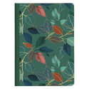 Gaïa bleu Sewn Spine Notebook A5 Lined/ Pc.