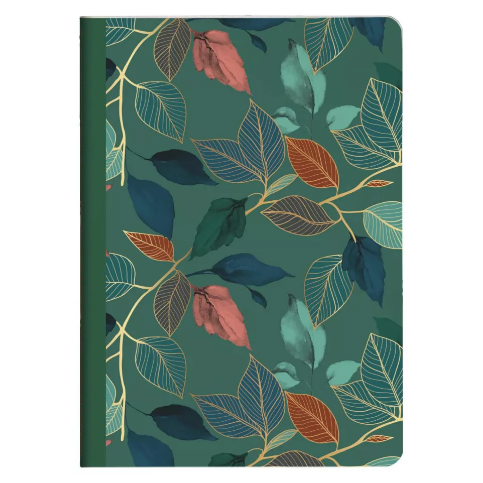 Gaïa blauw Schrift g-enaaid A5 48bl L...