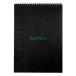 Greenpad bloc à reliure intégrale recyclé et recyclable en carte souple 350 g/m2 - A4+ 22,5x29,7 cm 80 feuillets Ligné - Papier 
