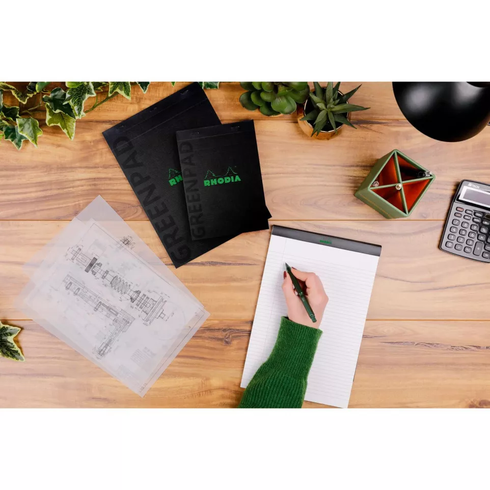 Rhodia Greenpad Recycled Stapled Pad...