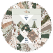 Origami pak 60blad 1-5x15cm, Cosy Kerst/ St.
