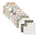 Origami pak 60blad 1-5x15cm, Cosy Kerst/ St.