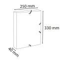 Boîte de classement dos 40mm carte recyclée 600g/m2 Autentik/ Pce