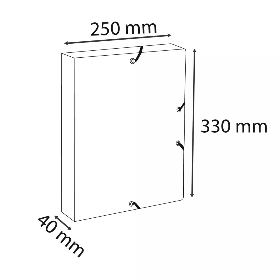 Boîte de classement dos 40mm carte...