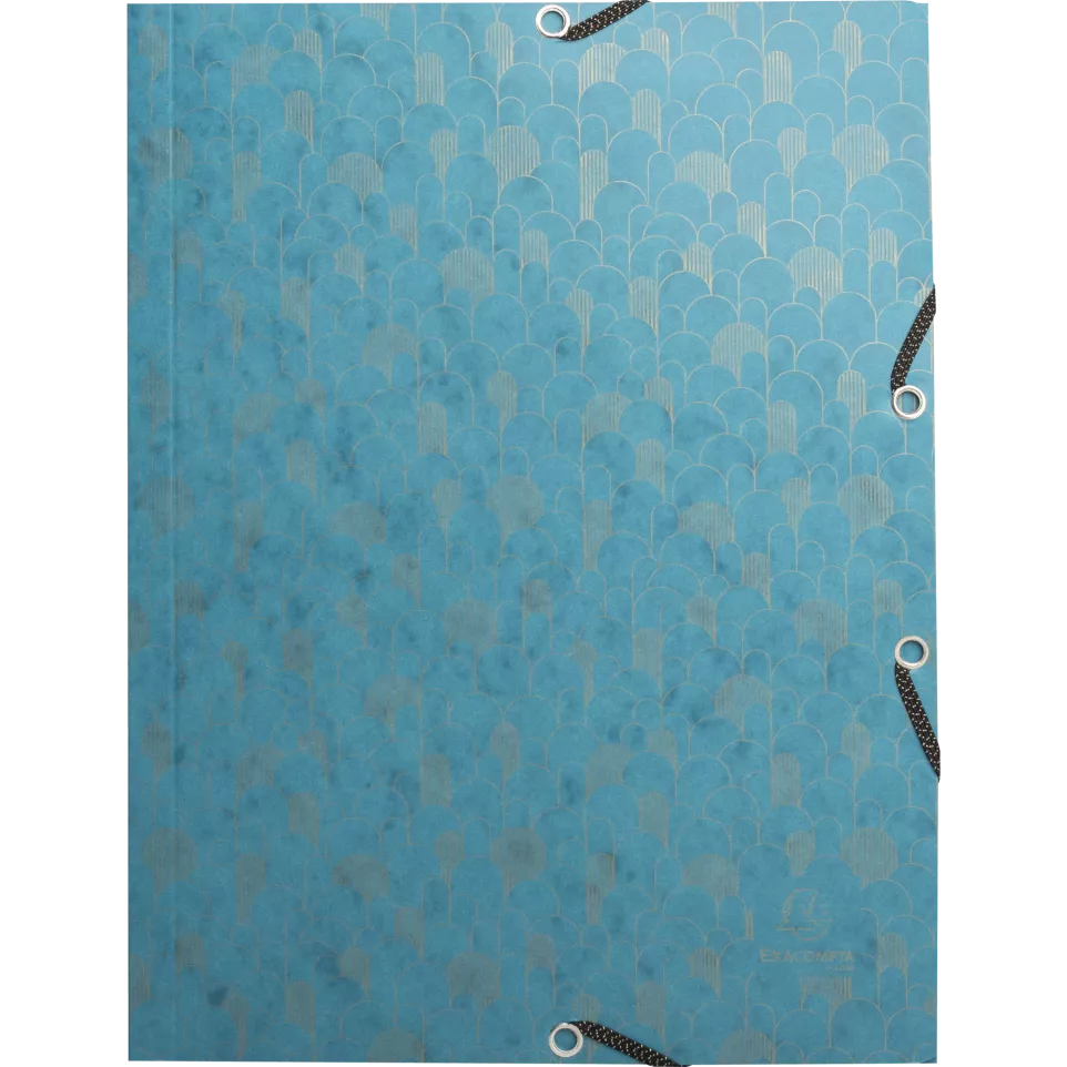 Elastic folder with 3 flaps, glossy...