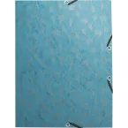 Chemise à élastiques 3 rabats carte lustrée 400g/m2 Néo Déco/ Pce