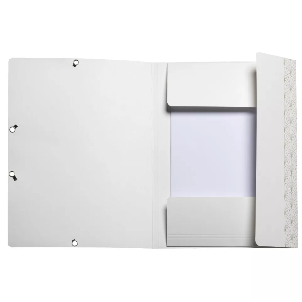 Elastic folder with 3 flaps, glossy...