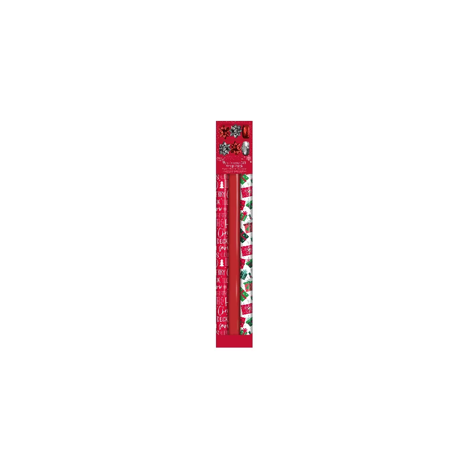 XMAS PRESENTS METALL-IC WRAP COMP 18S...