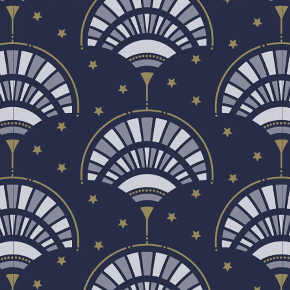 Paper 80g, Tiny 50x0,35m, Blue fan-/ Pc.